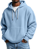 Men's Fashion Casual Zipper Pocket Long Sleeve Sweatshirt