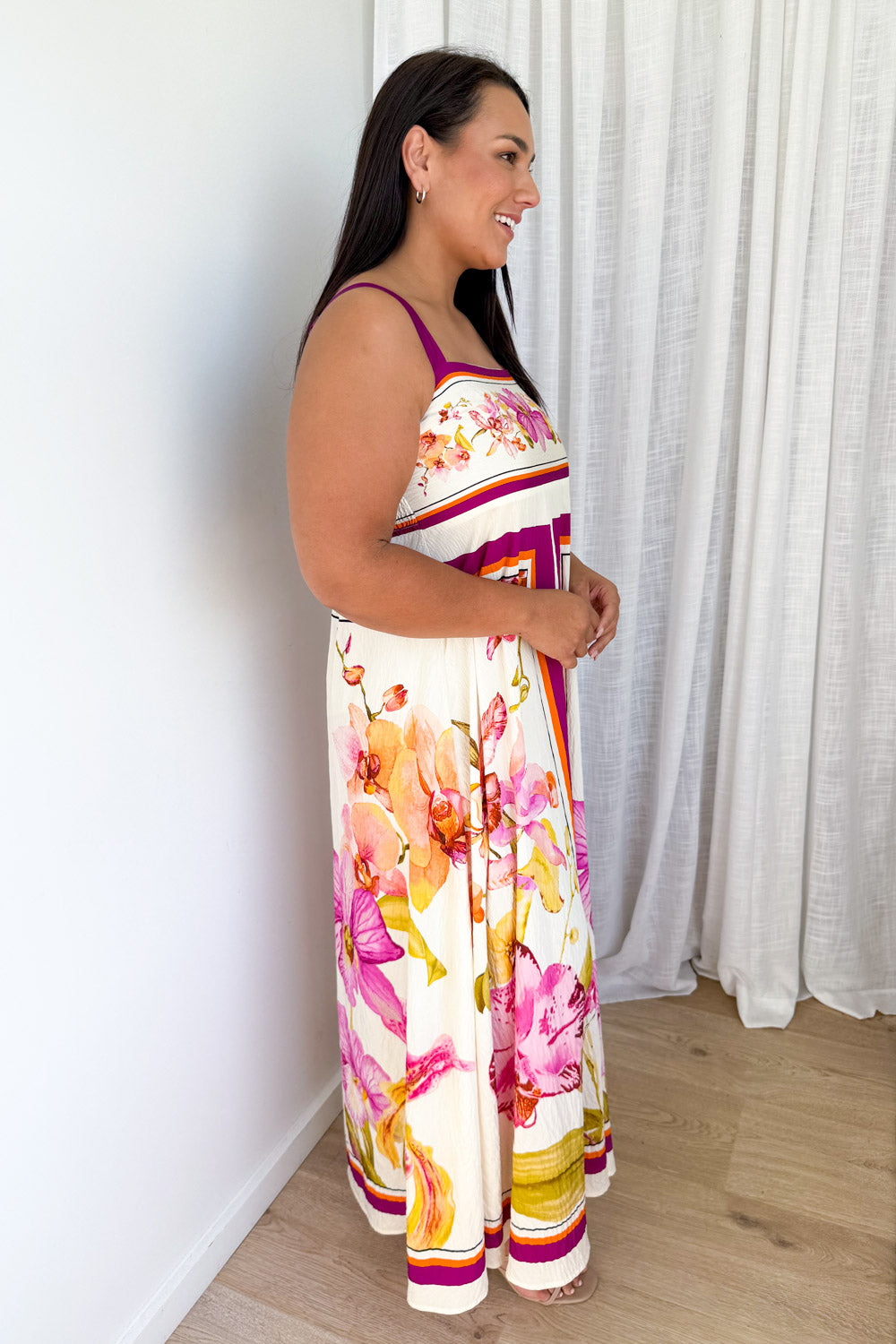 Belgravia Bloom Dress - Magenta Orchid