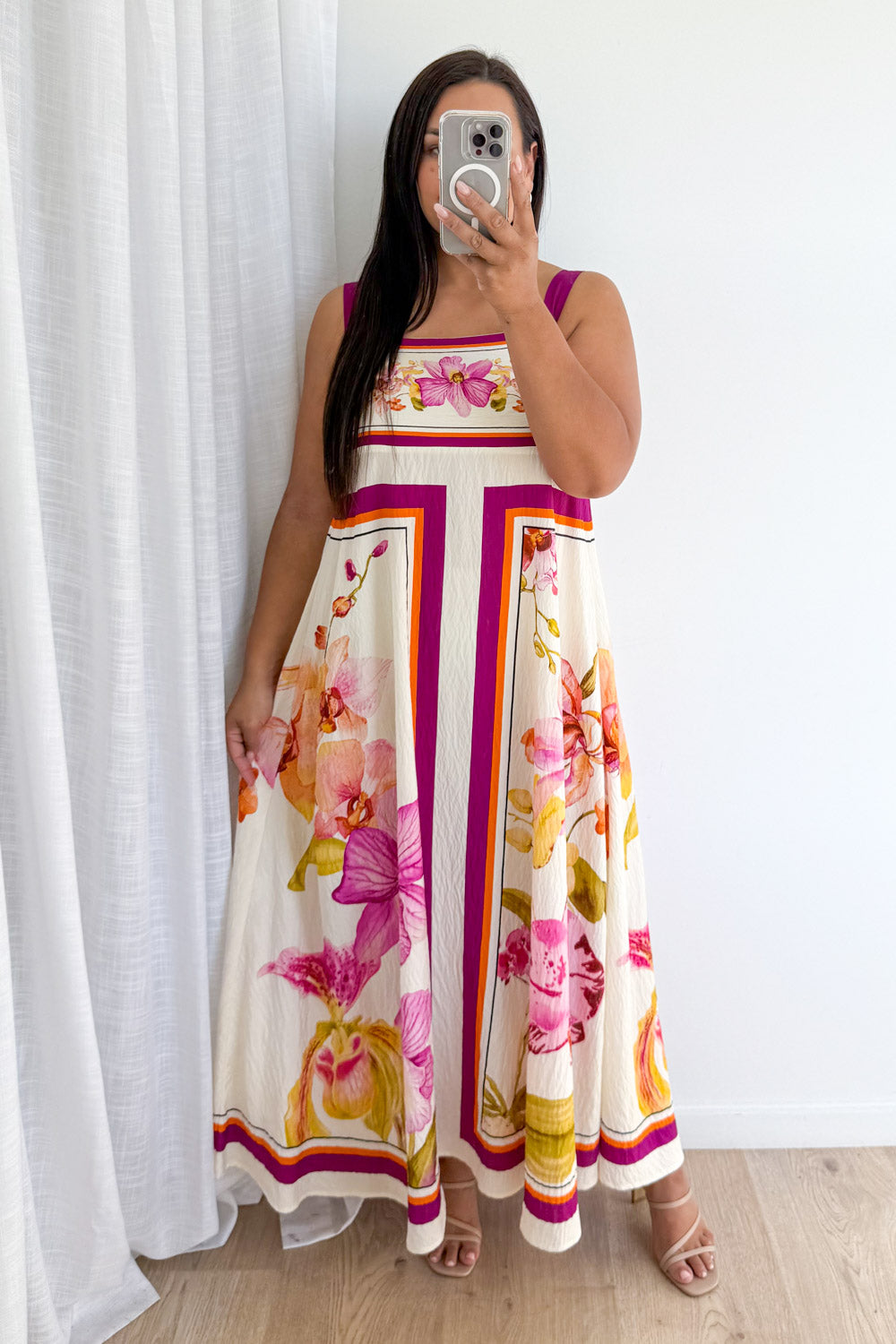 Belgravia Bloom Dress - Magenta Orchid