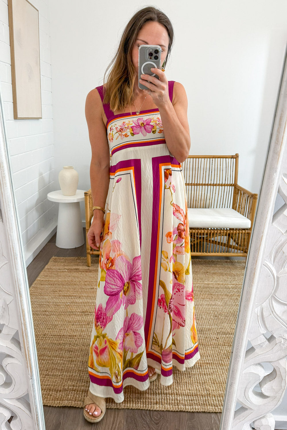 Belgravia Bloom Dress - Magenta Orchid