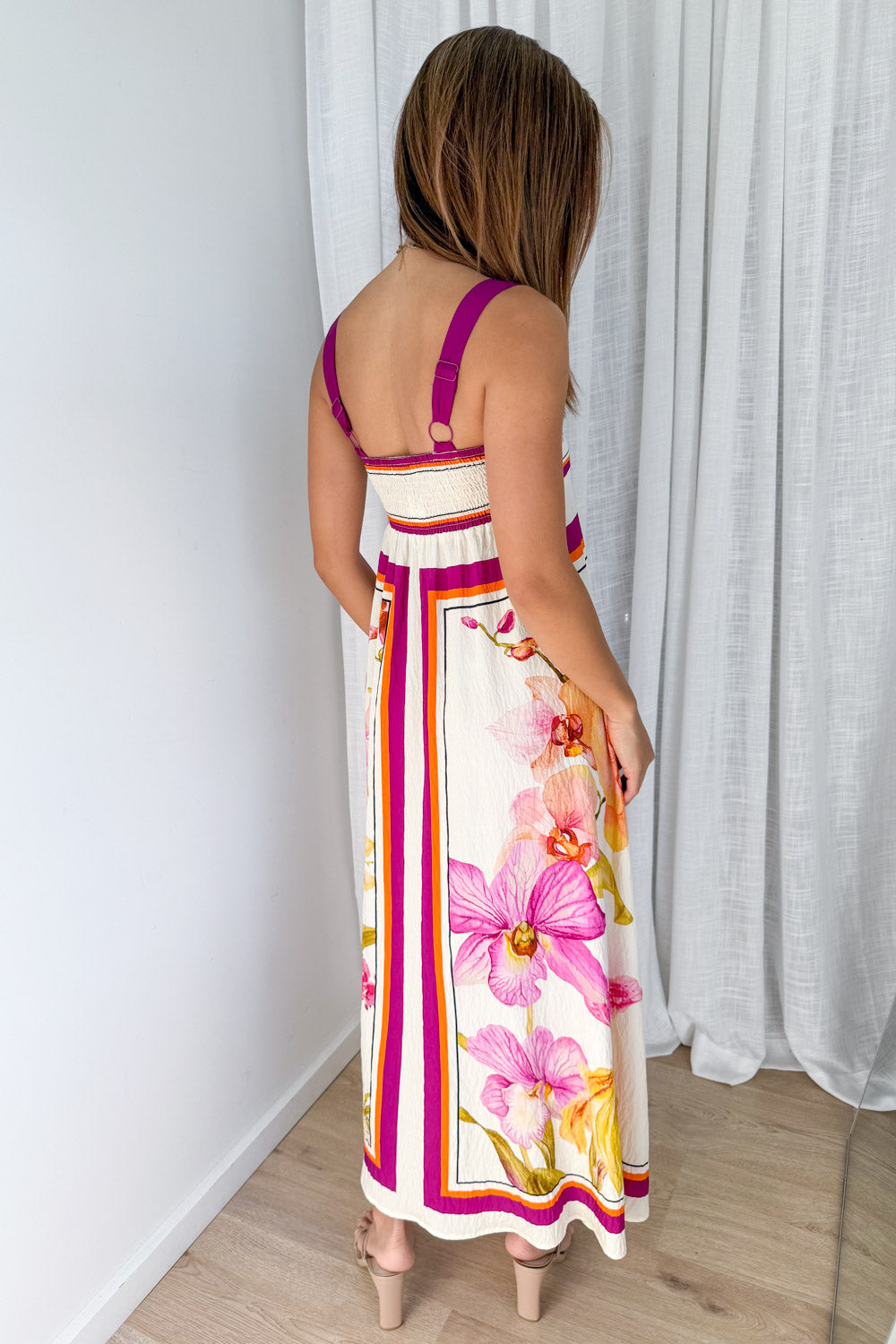 Belgravia Bloom Dress - Magenta Orchid