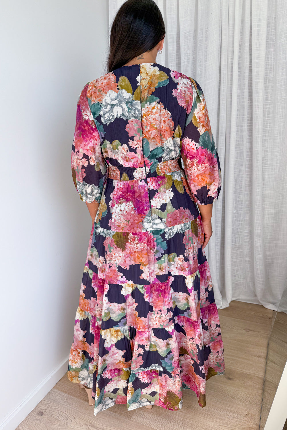 Caryssa Maxi Dress - Navy Bloom