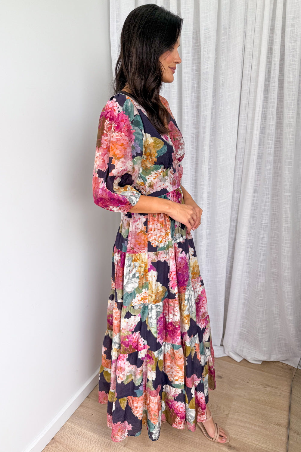 Caryssa Maxi Dress - Navy Bloom
