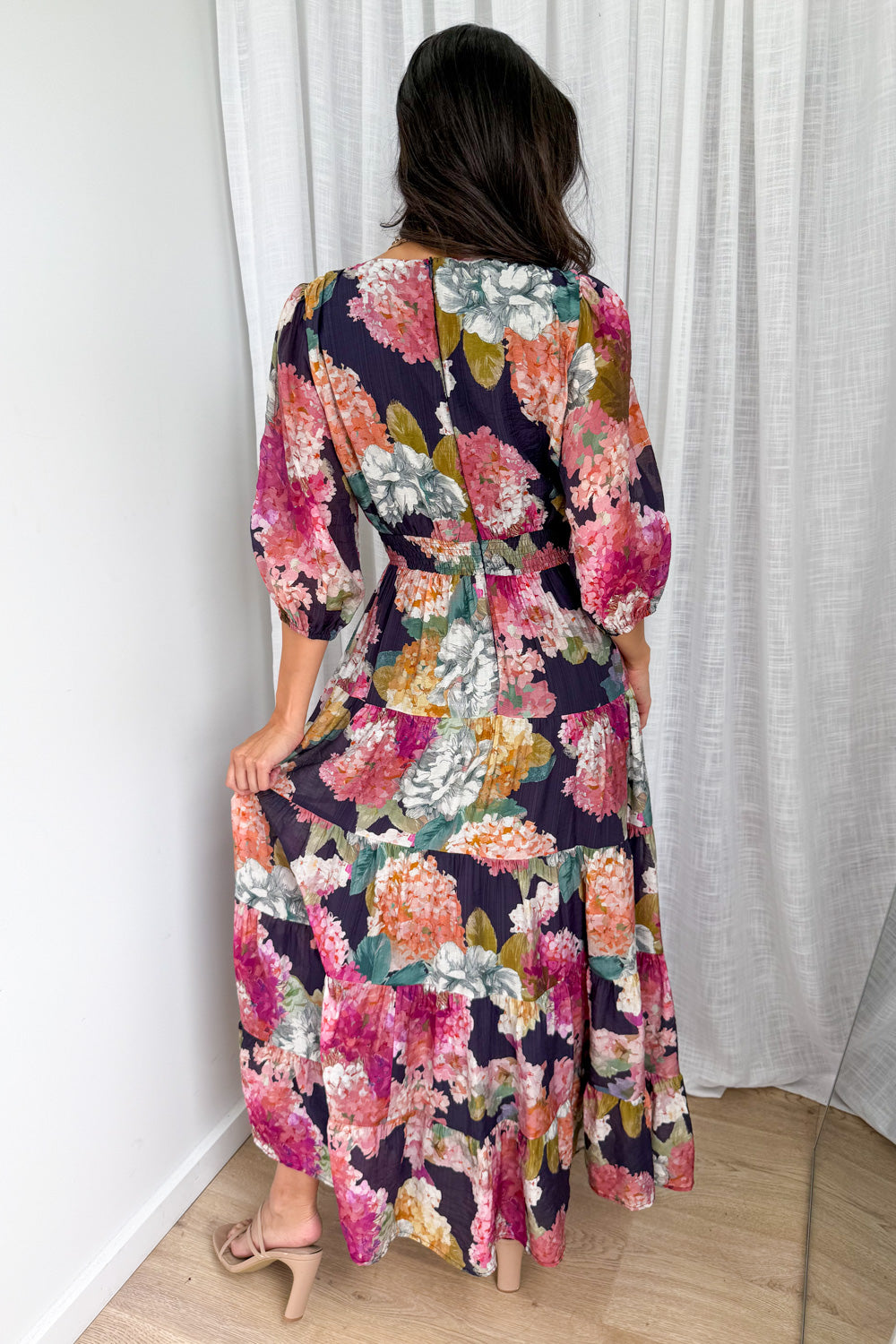 Caryssa Maxi Dress - Navy Bloom