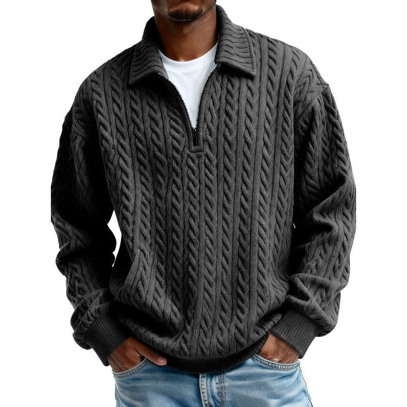 Stylish and versatile men's cardigan sweater