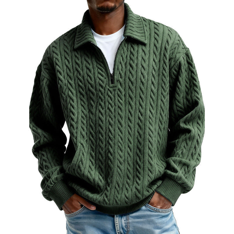 Stylish and versatile men's cardigan sweater