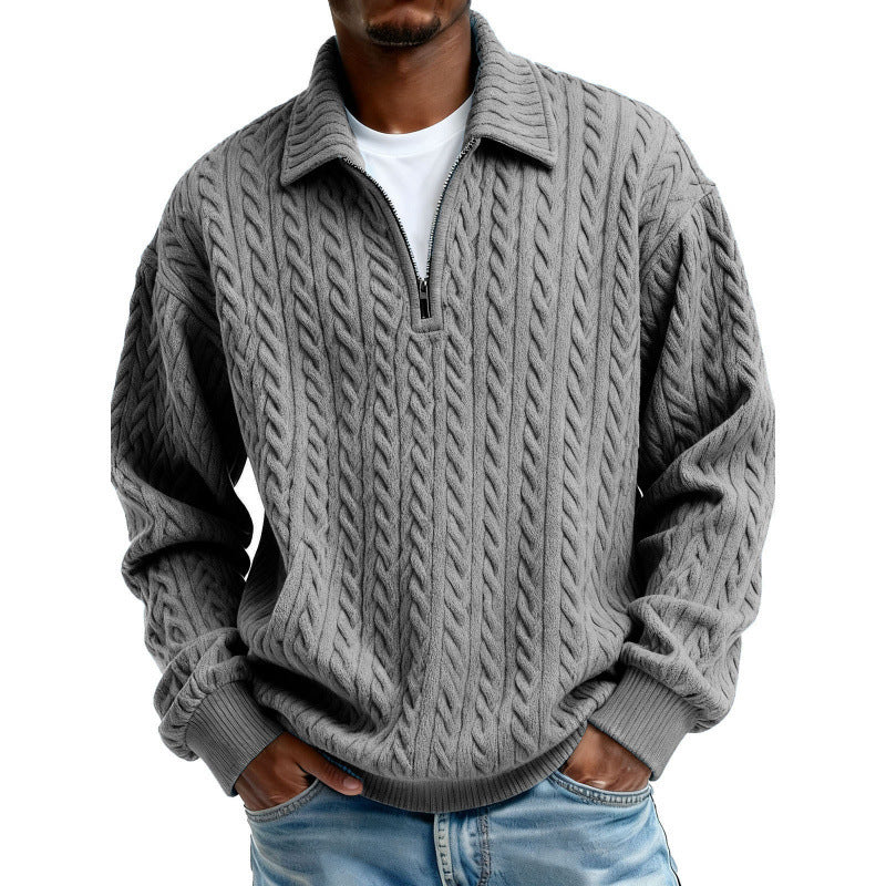 Stylish and versatile men's cardigan sweater