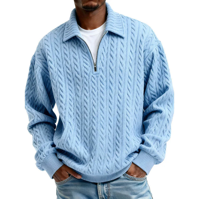 Stylish and versatile men's cardigan sweater