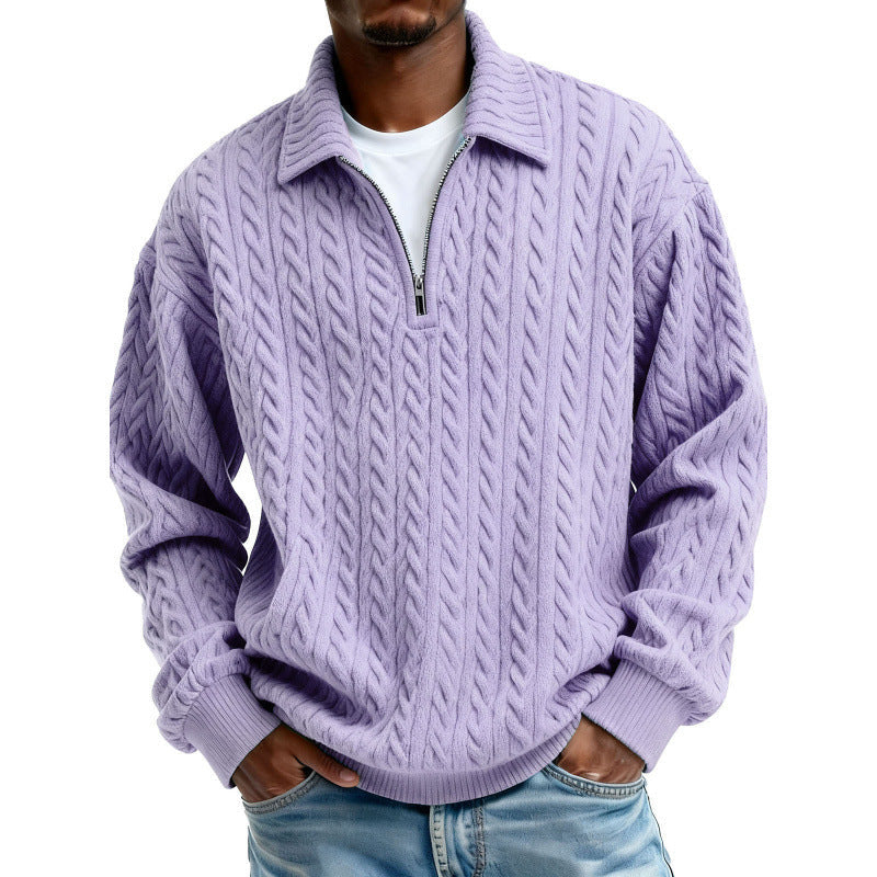 Stylish and versatile men's cardigan sweater