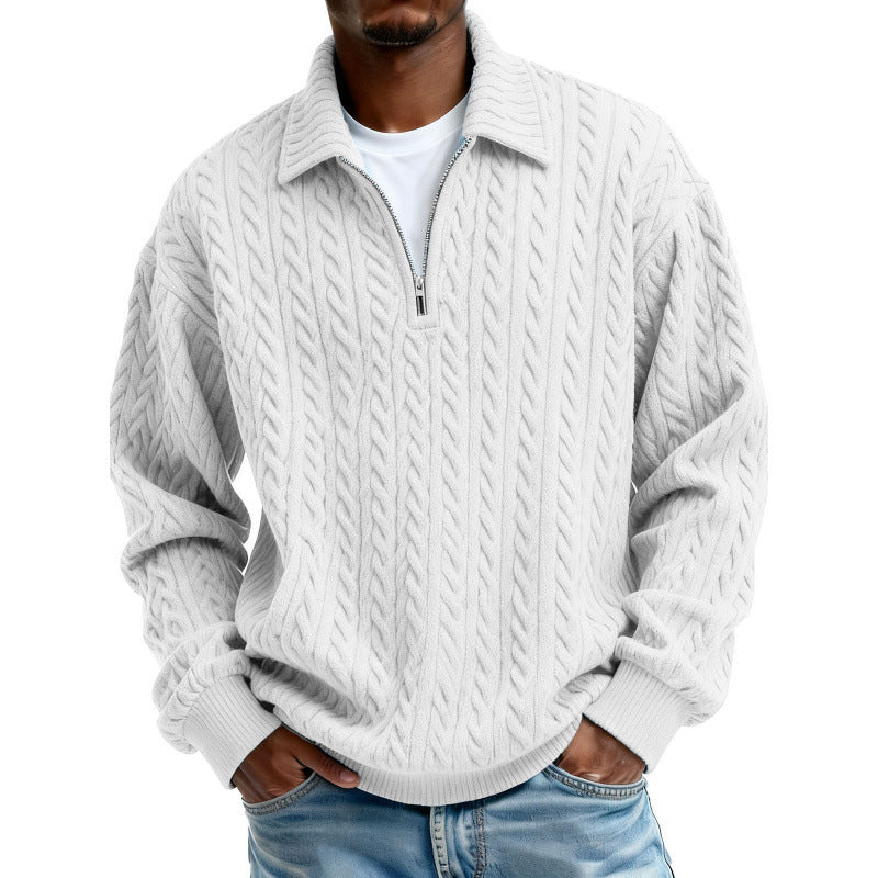 Stylish and versatile men's cardigan sweater
