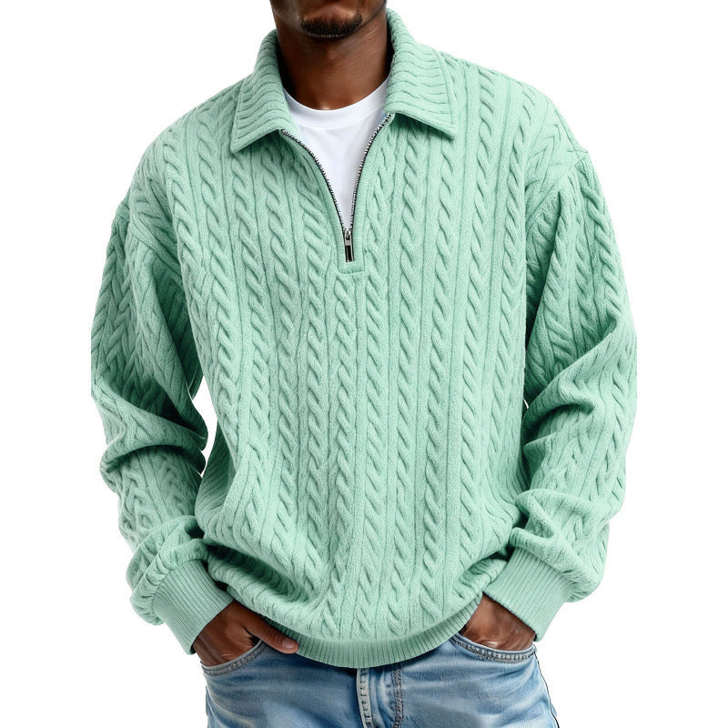 Stylish and versatile men's cardigan sweater