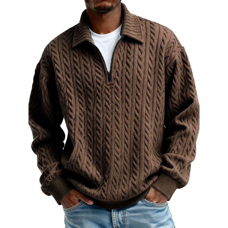 Stylish and versatile men's cardigan sweater