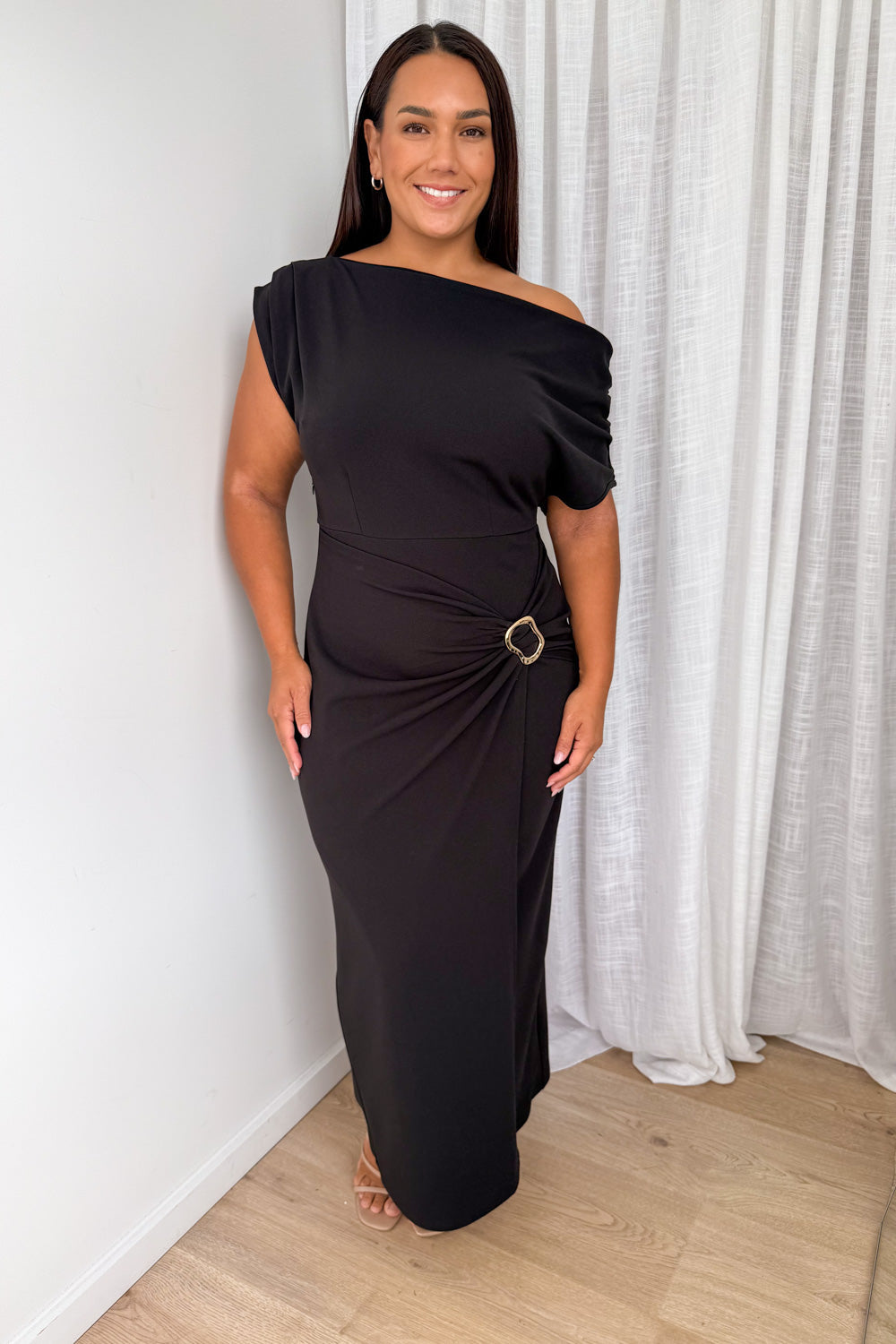 Sabina Maxi Dress - Black