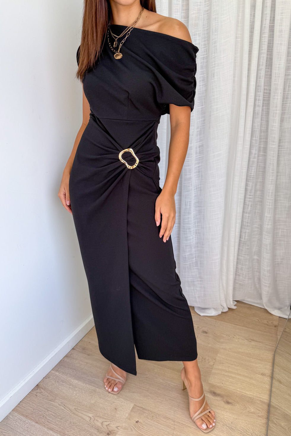 Sabina Maxi Dress - Black