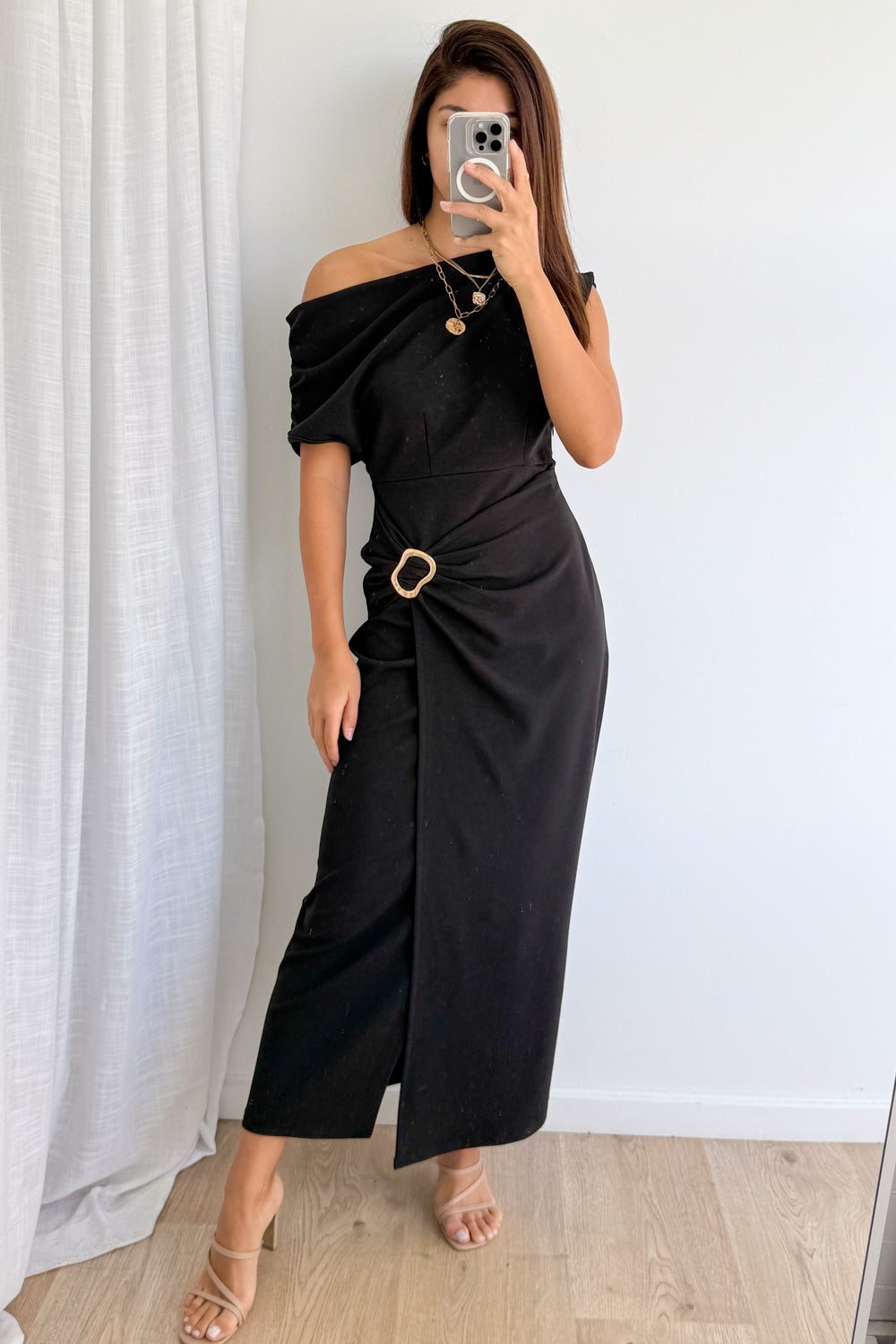Sabina Maxi Dress - Black