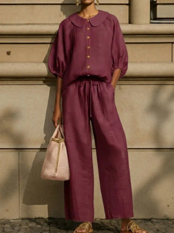 Amalfi Breezy Linen Co-ord Set