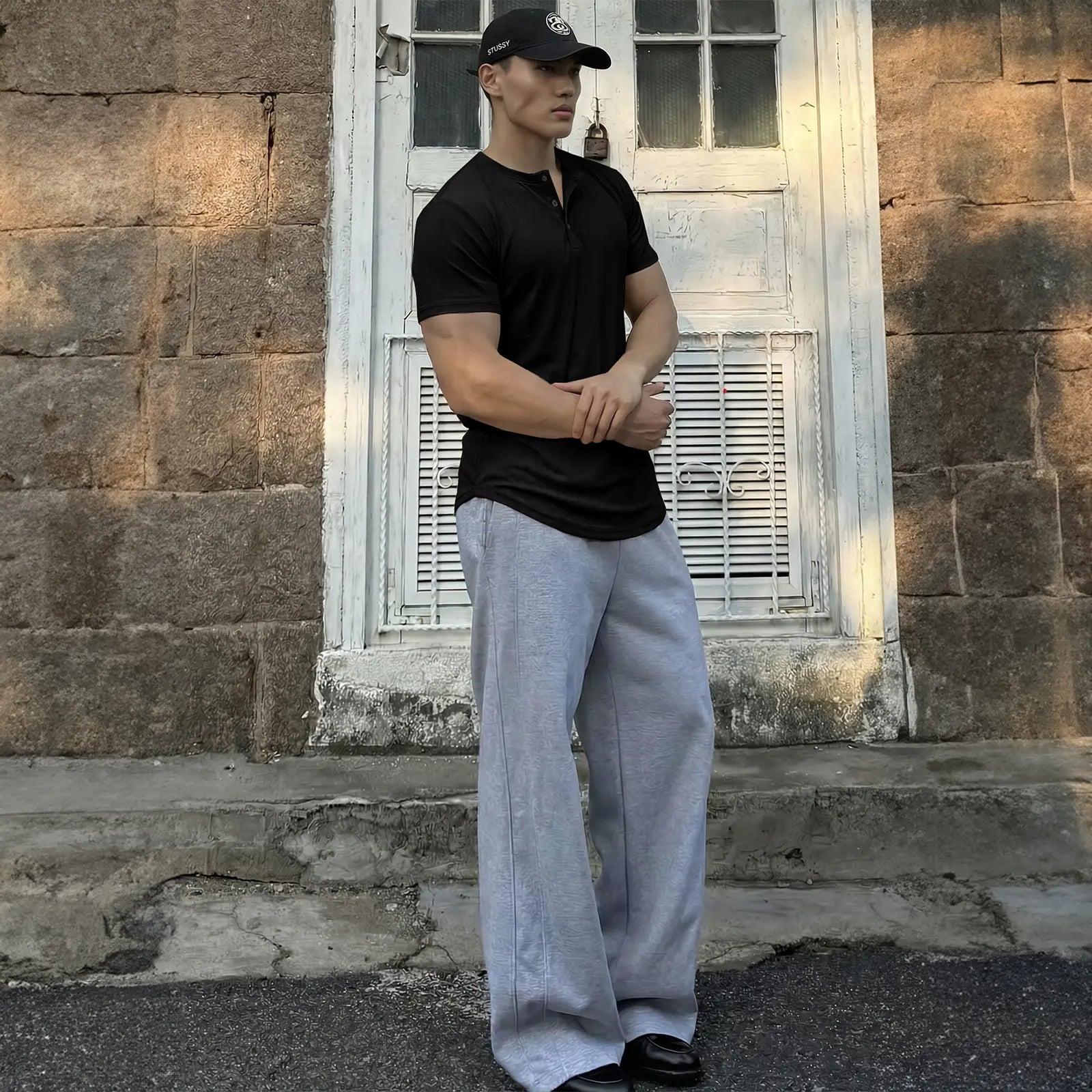 Everyday Slim Henley Tee