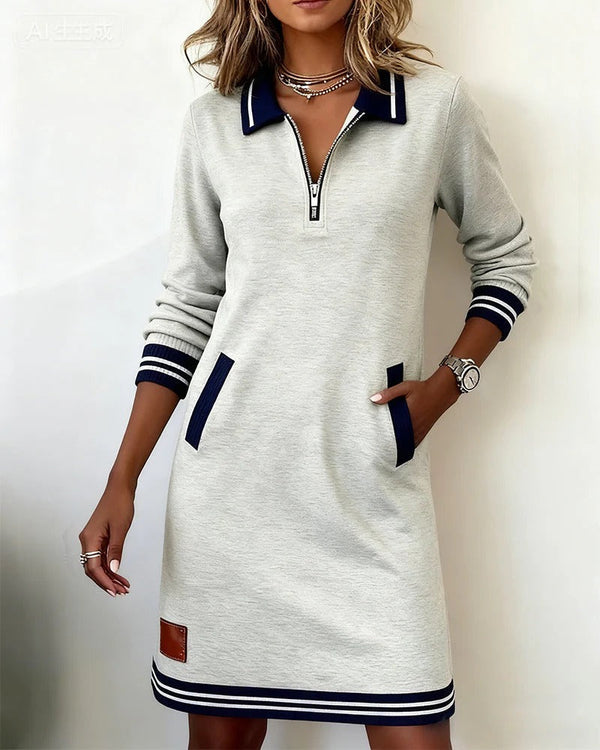 Everyday Cotton Utility Shift Dress