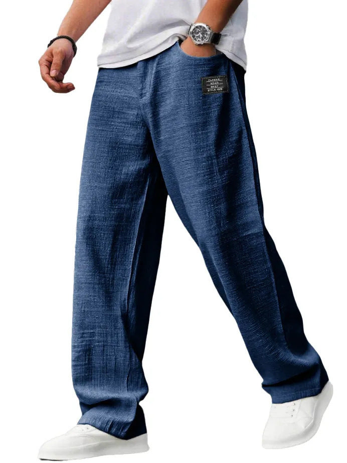 BreezeFit Linen Beach Casual Trousers