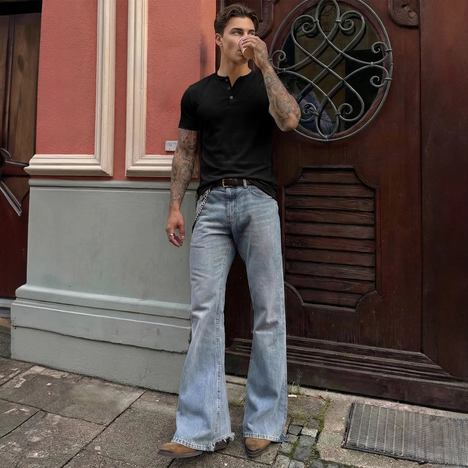 Everyday Slim Henley Tee
