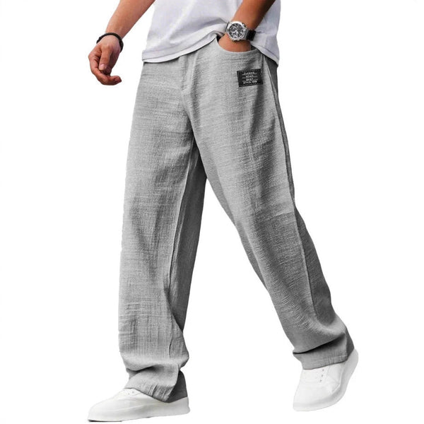 BreezeFit Linen Beach Casual Trousers