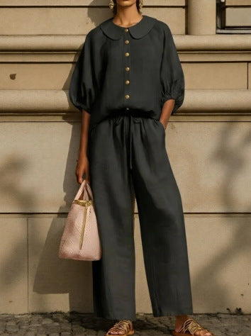 Amalfi Breezy Linen Co-ord Set