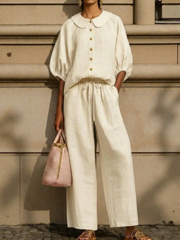 Amalfi Breezy Linen Co-ord Set