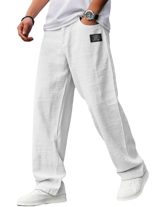 BreezeFit Linen Beach Casual Trousers