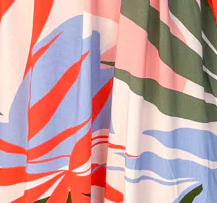 Laurel Dress - Multi Urban Leaf