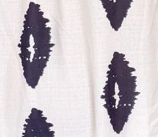 Luna Moon Dress - Cream Black Geo