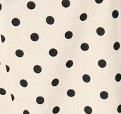Marley Dress - Cream Black Spot